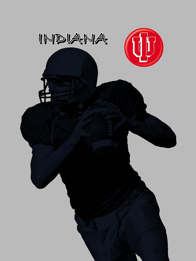 Indiana Football Digital Art by David Dehner