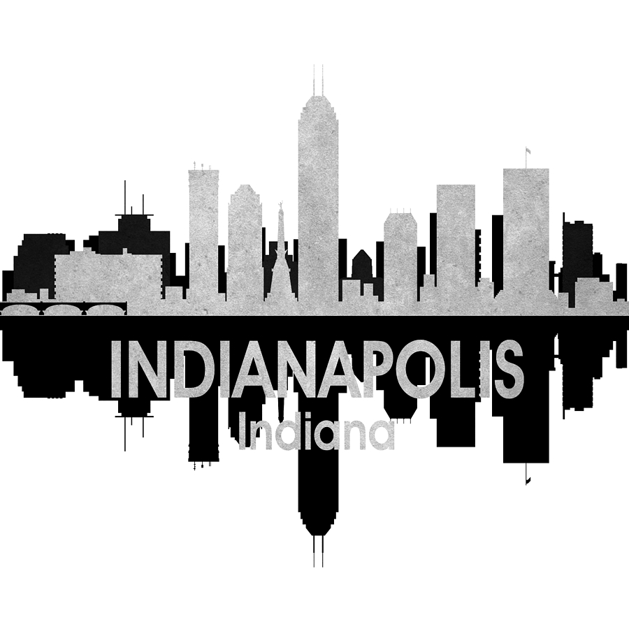 Indianapolis Mixed Media - Indianapolis IN 4 Squared by Angelina Tamez