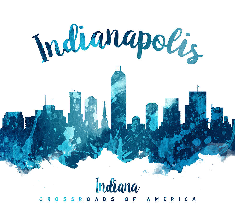 Indianapolis Painting - Indianapolis Indiana 27 by Aged Pixel