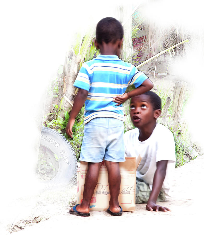 Indigenous Caribbean kids in Panama Photograph by Tatiana Travelways