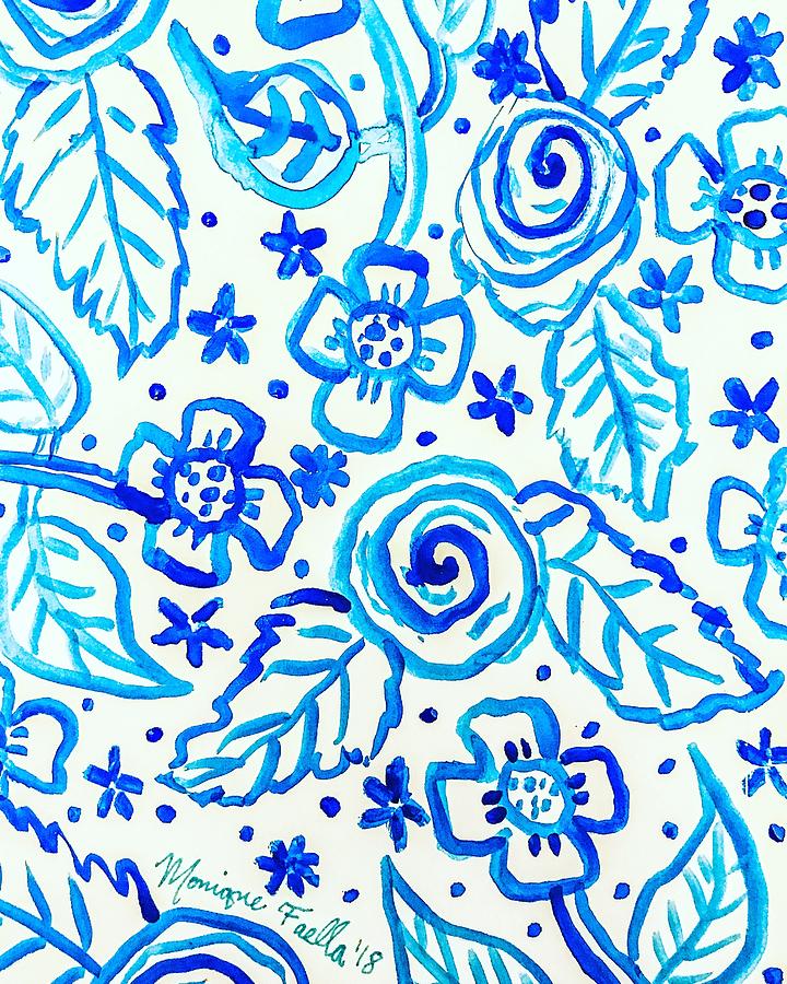 Indigo Blooms by Monique Faella Indigo Blooms by Monique Faella