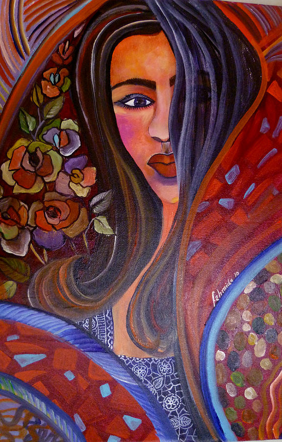 Indian Painting - Indo chic by Fehmida Haider