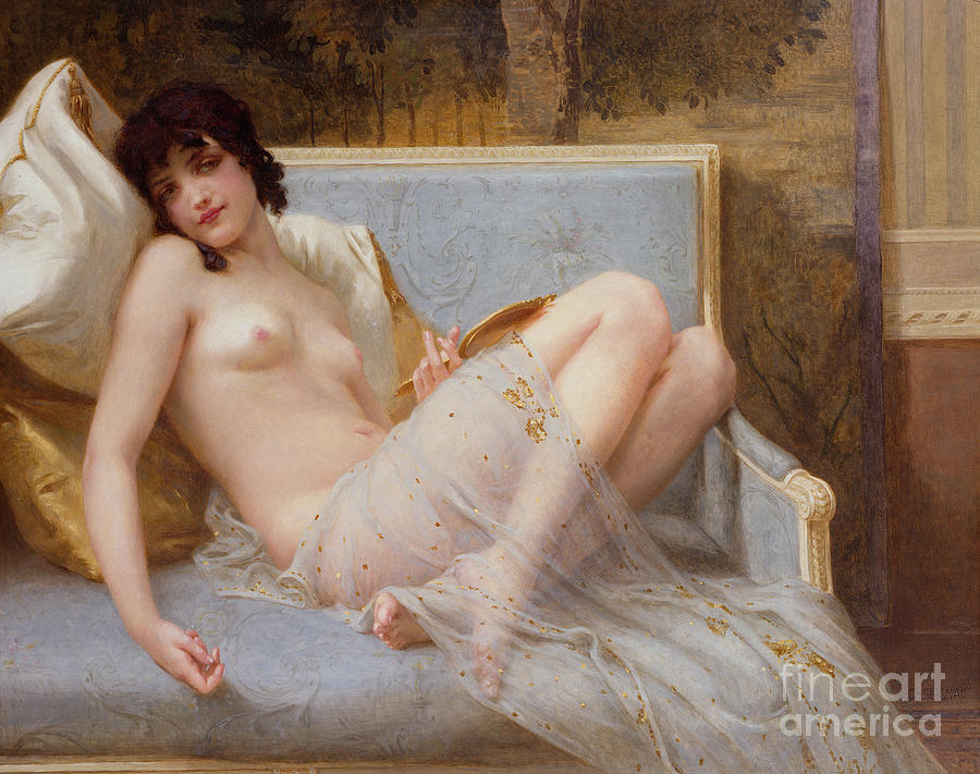 Nude Painting - Indolence by Guillaume Seignac