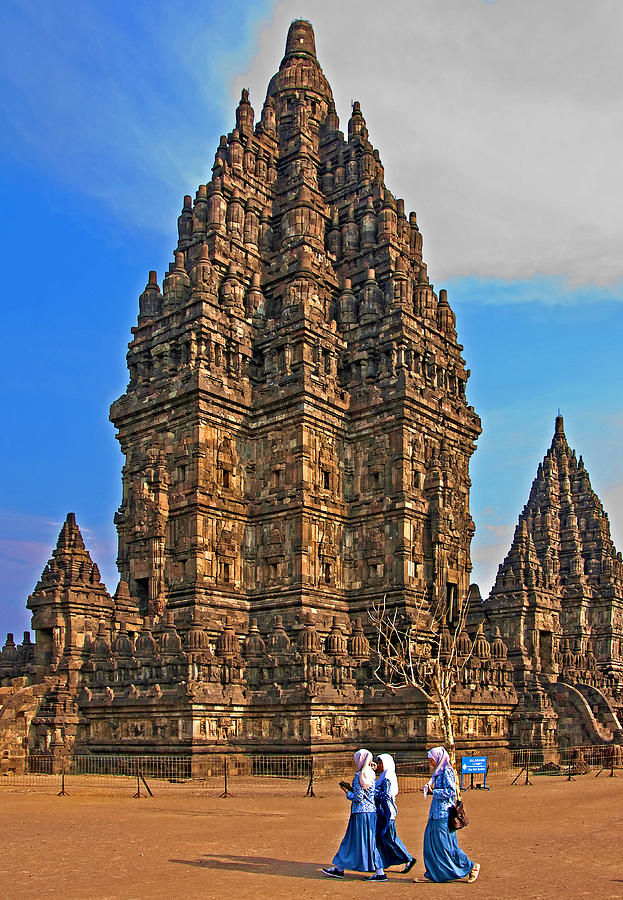 Indonesian Hindu Temple Photograph by Dennis Cox