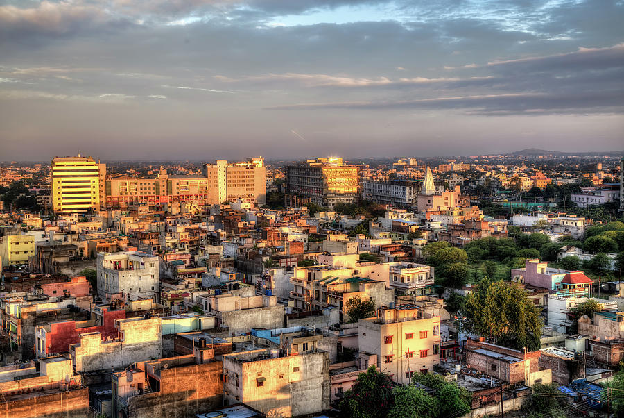 Indore Skyline Photograph by John Hoey