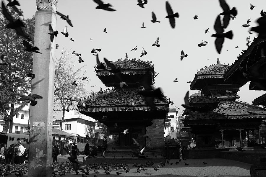 Indrapur and Vishnu Temple, Durbar Square, Kathmandu Photograph by Aidan Moran