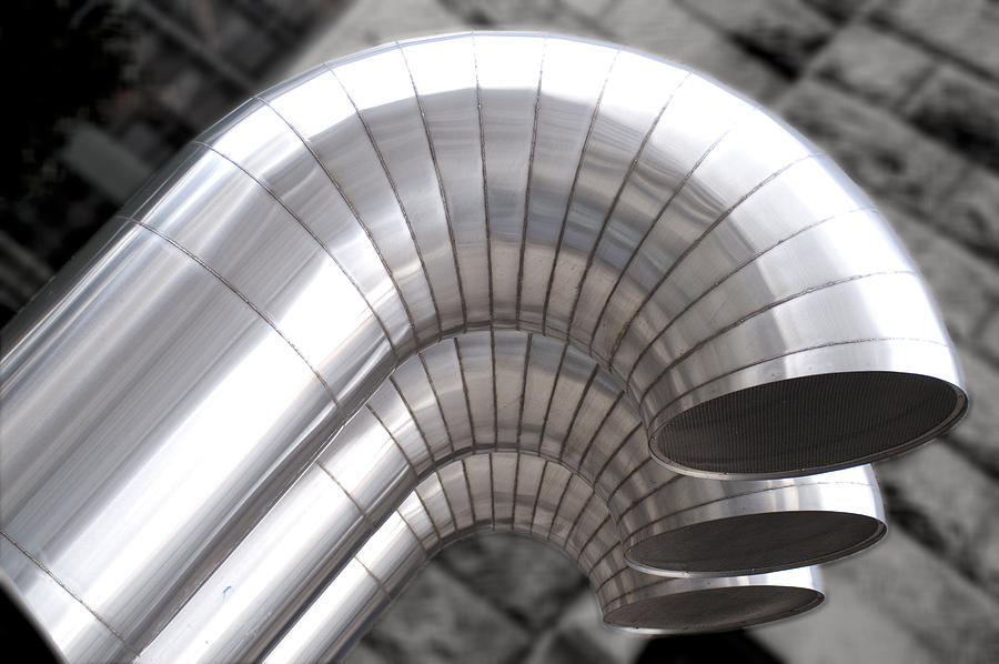 Industrial Air Ducts Photograph by Henri Irizarri