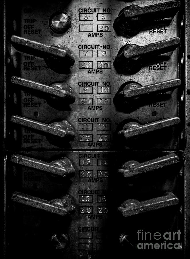 Industrial Circuit Breakers Photograph by James Aiken