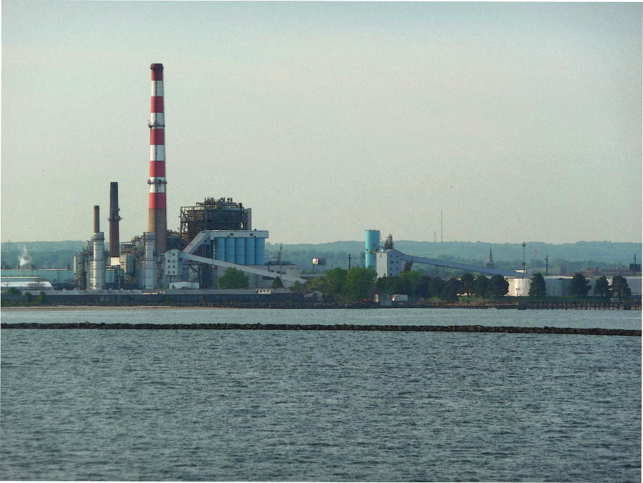 Industrial Coastline of Bridgeport CT Photograph by Margie Avellino