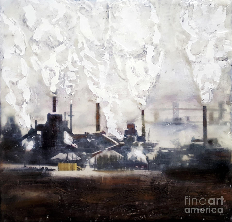 Industrial Dream Painting by Anita Thomas
