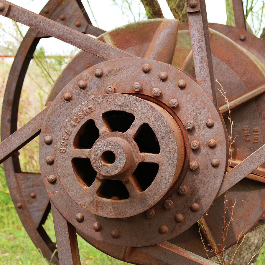 Industrial Reel Photograph by Art Block Collections
