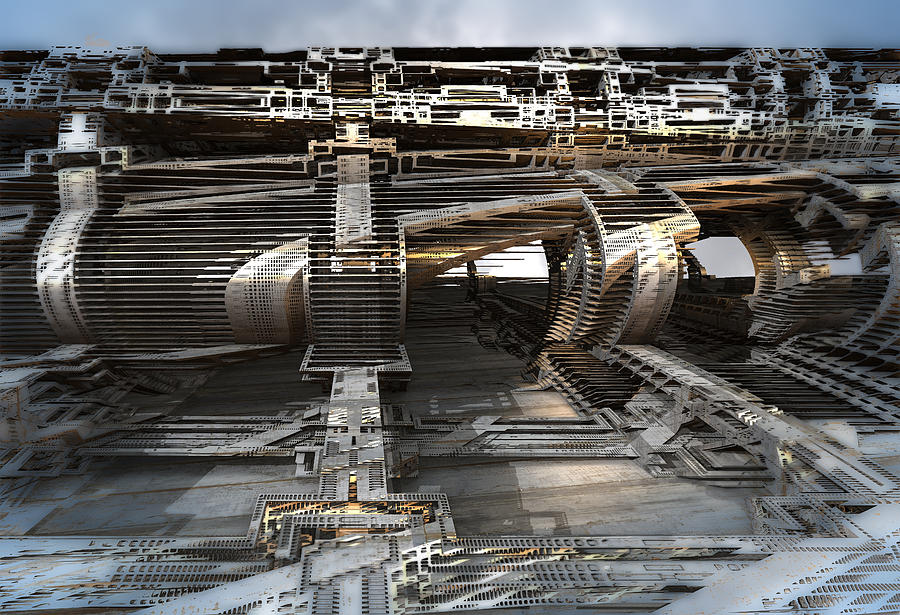 Industrial Research Complex Digital Art by Hal Tenny