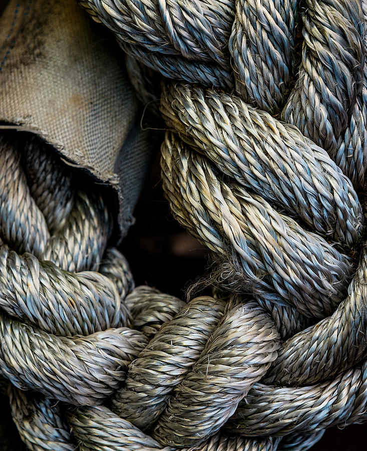 Industrial Strength Rope Photograph by Steven Maxx