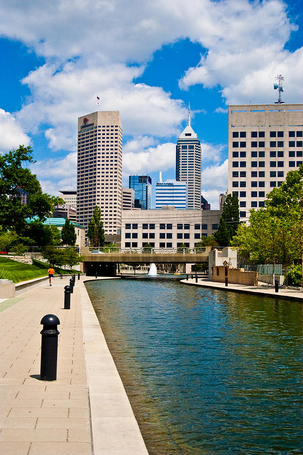 Indianapolis Photograph - Indy Canal by David Haskett II