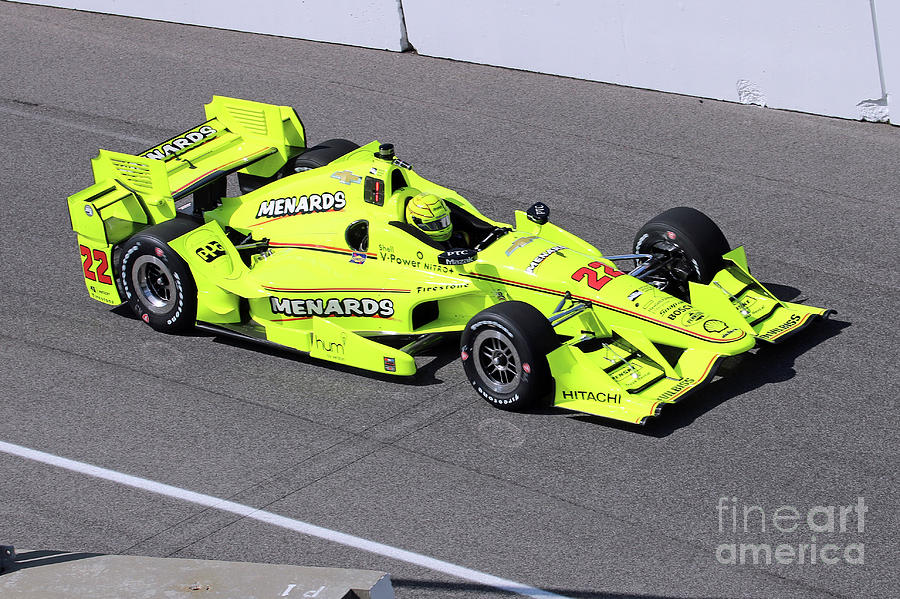 Indy Car Simon Pagenaud Photograph by Steve Gass