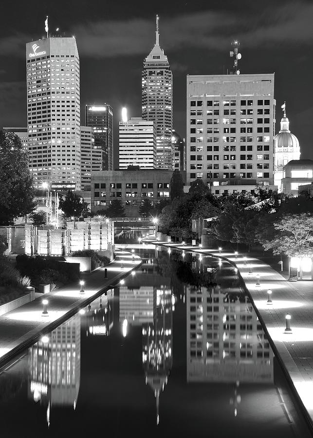 Indianapolis Photograph - Indy in Charcoal by Frozen in Time Fine Art Photography