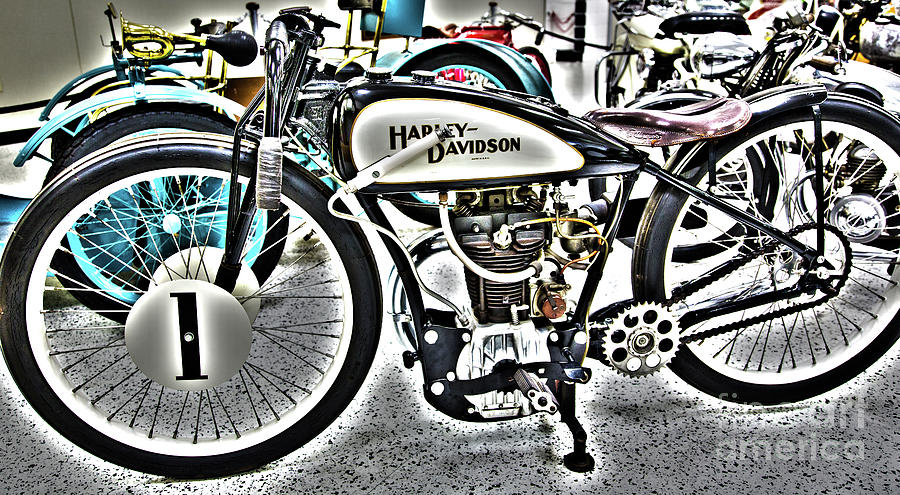 Indy Race Car Museum Harley Davidson Photograph