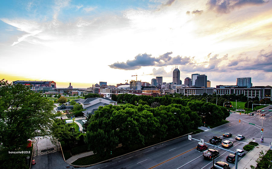 Indy Sunset Photograph by Rob Banayote Fine Art America