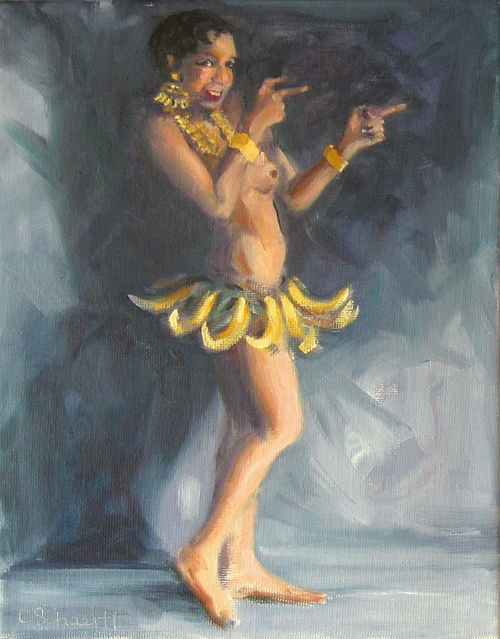 Infamous Banana Skirt Painting by Connie Schaertl