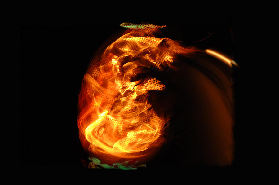 Fire Photograph - Infant Flame by Donna Blackhall