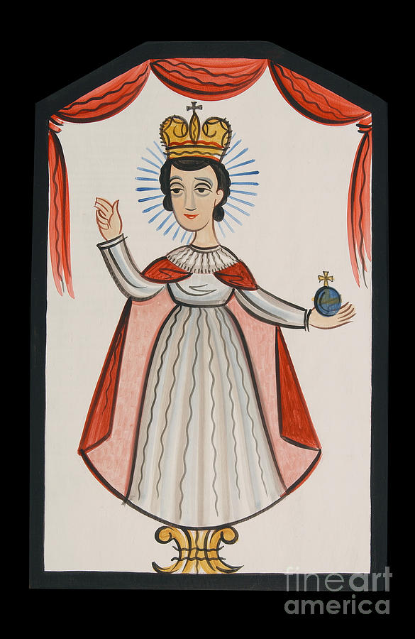 Infant of Prague - AOIOP Painting by Br Arturo Olivas OFS