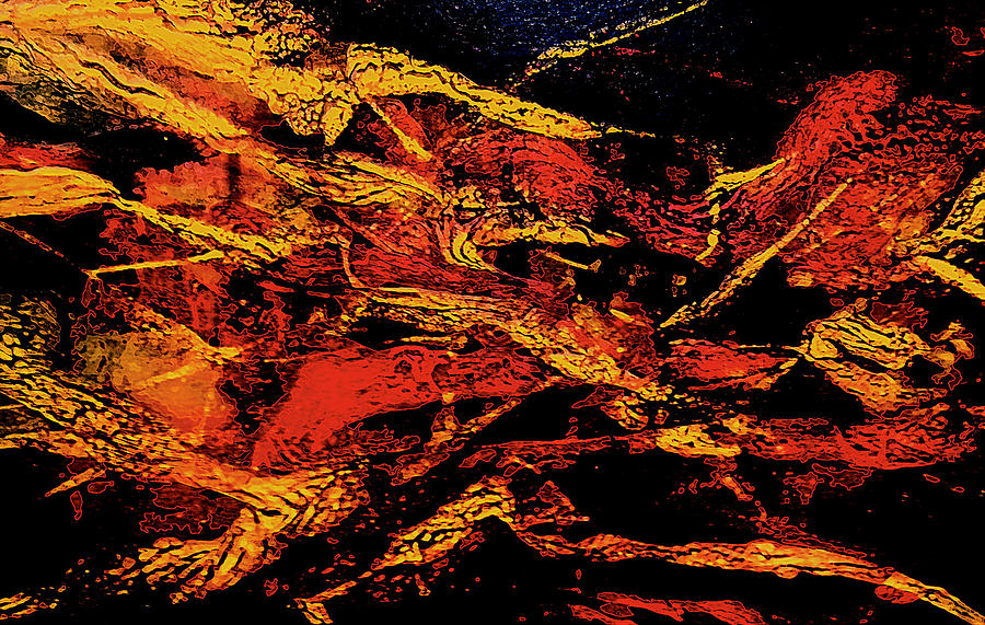 Inferno Painting by Michaelalonzo Kominsky