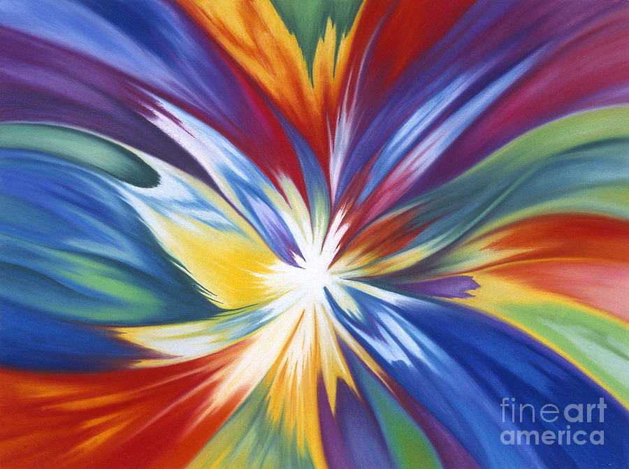 Infinite Life Force Painting by Lucy Arnold