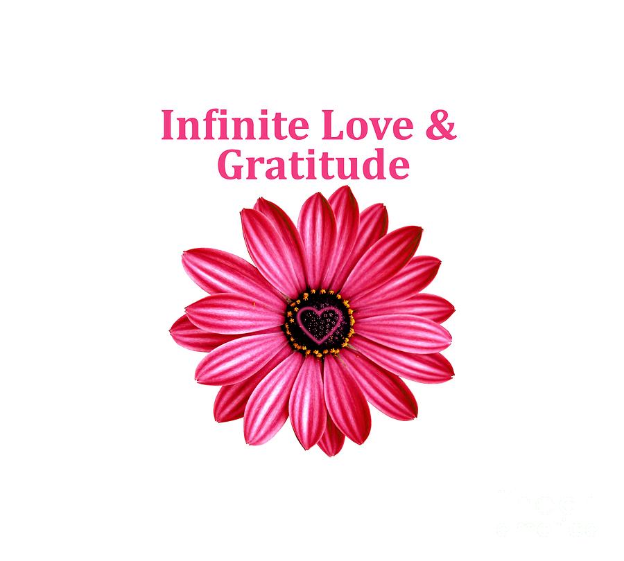 Infinite Love and Gratitude Digital Art by Leanne Karlstrom
