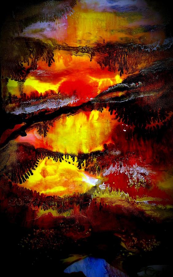Infinite Worlds-2016 Painting by Gali Valkova Infinite Worlds-2016 Painting by Gali Valkova