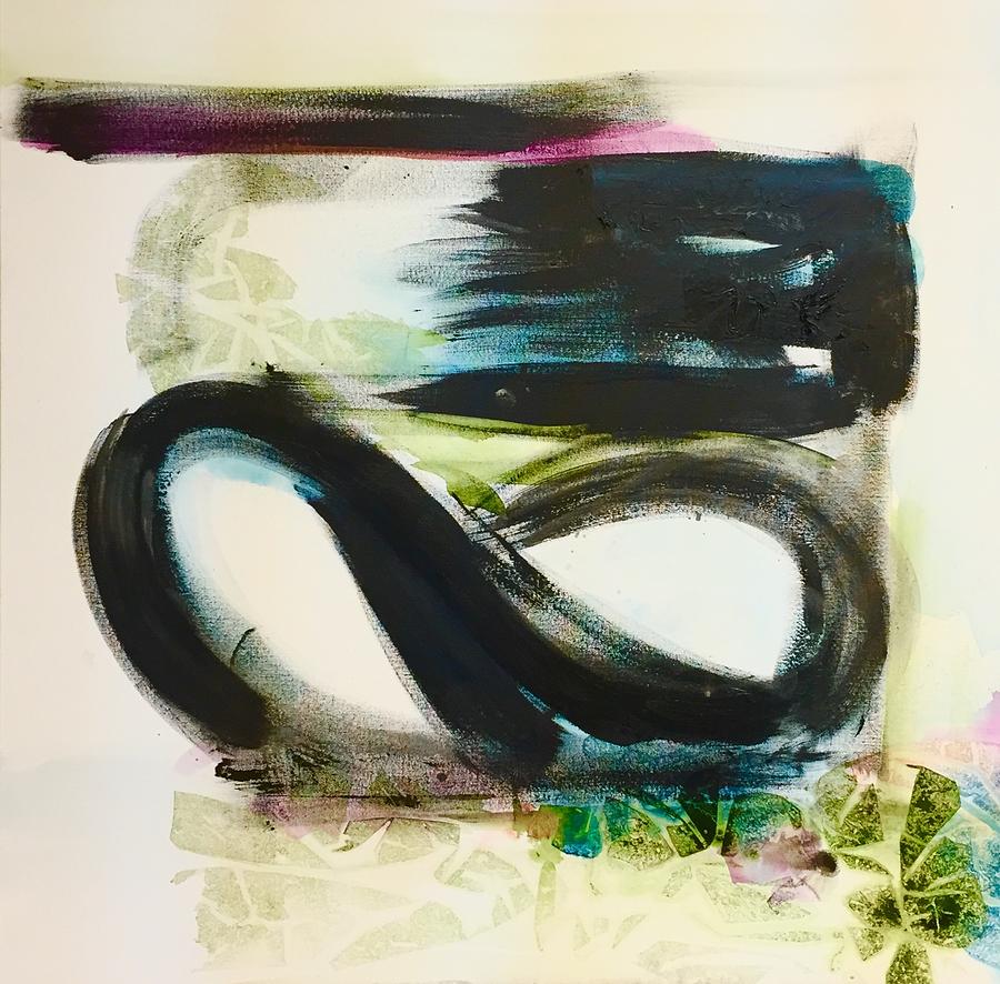 Infinity Loop Man Painting by Karen Ahuja