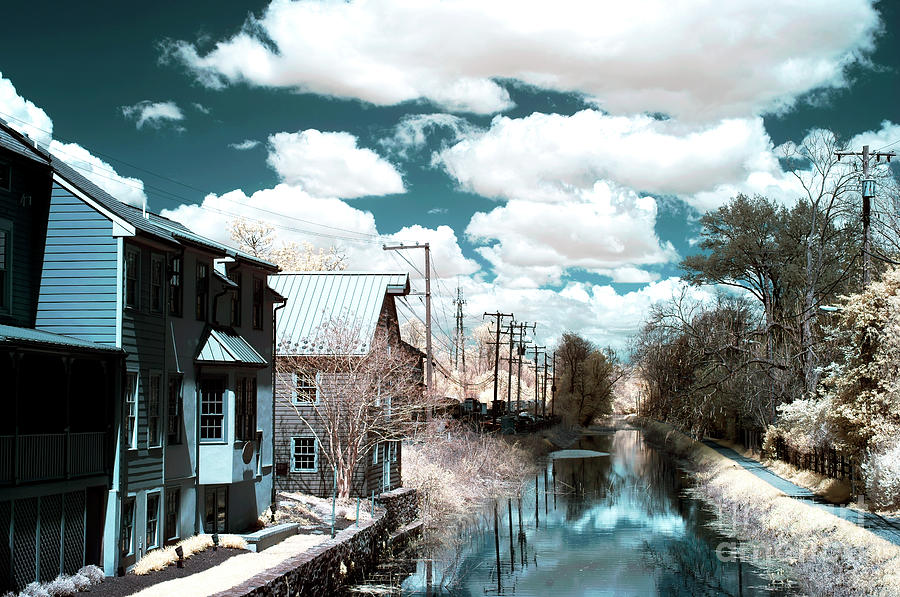 Infrared Canal in New Hope Photograph by John Rizzuto