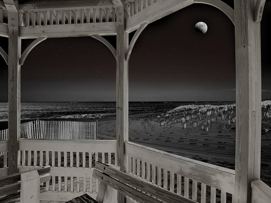 Infrared Moon Eclipse Photograph by Joseph G Holland