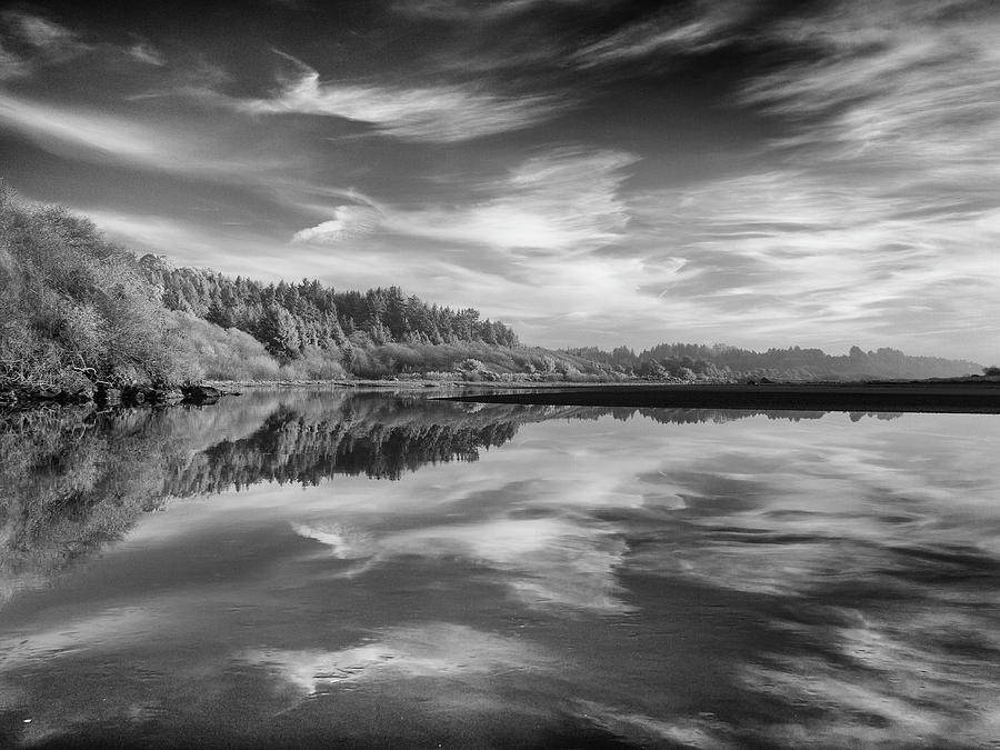 Infrared Reflections on Little River Photograph by Greg Nyquist