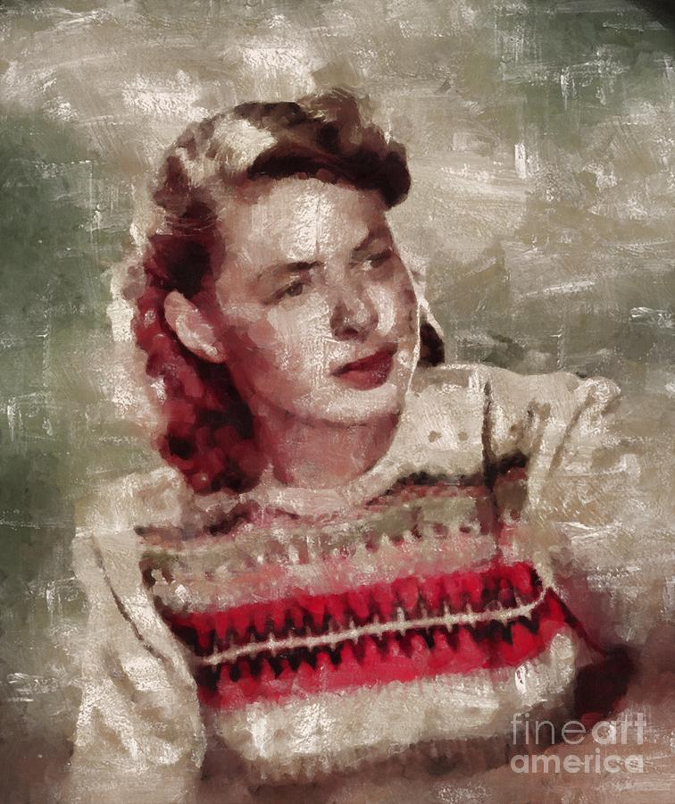 Ingrid Bergman, Actress Painting