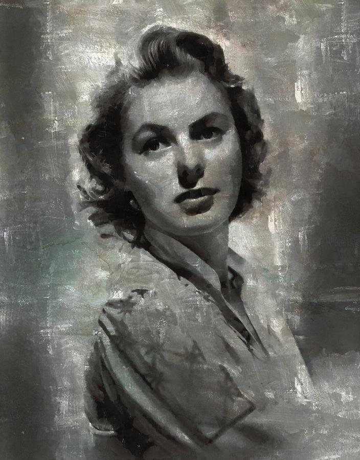 Ingrid Bergman Painting