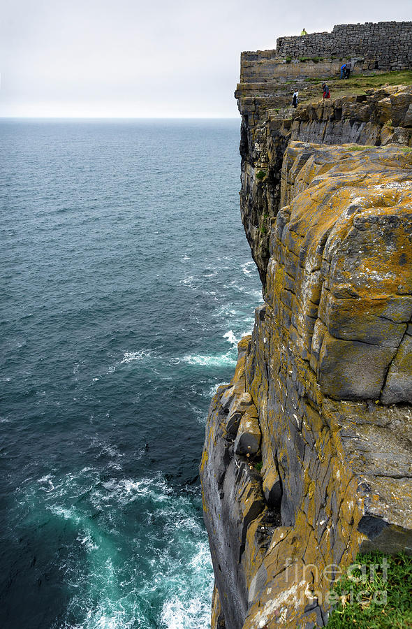 Inishmore cliff and Dun Aengus  Photograph by RicardMN Photography