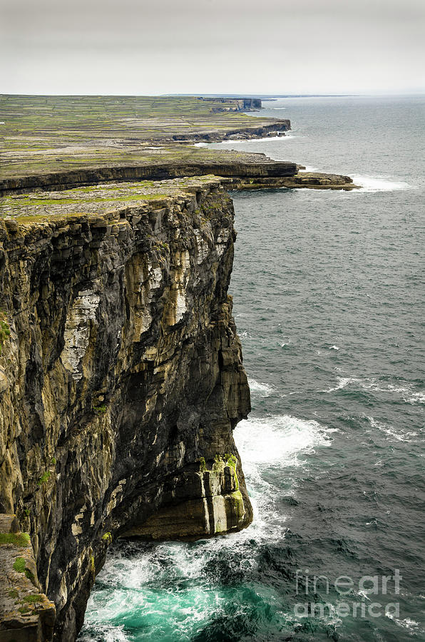 Inishmore cliffs and karst landscape from Dun Aengus Photograph by RicardMN Photography