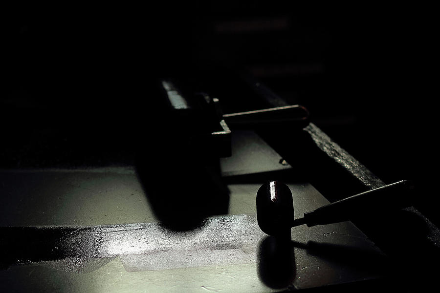 Ink Photograph - Inking Up by Brian Pflanz Ink Photograph - Inking Up by Brian Pflanz