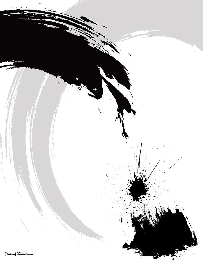 Abstract Digital Art - Inkism 4 by Dan Sisken Abstract Digital Art - Inkism 4 by Dan Sisken