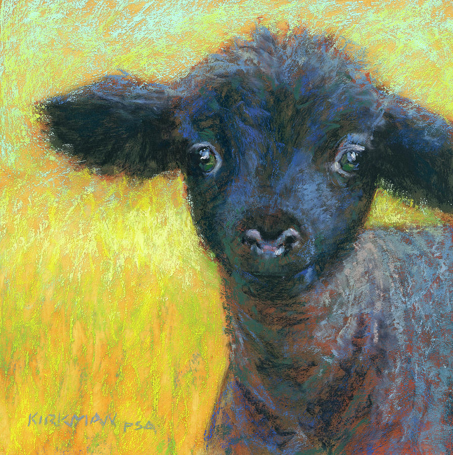 Sheep Pastel - Inky by Rita Kirkman