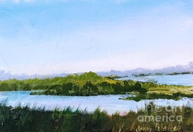 Inland Marsh Painting by Jerry Walker