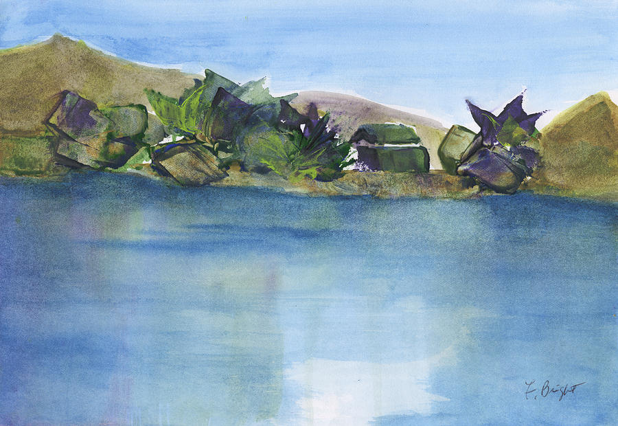 Inlet Oasis Painting by Frank Bright