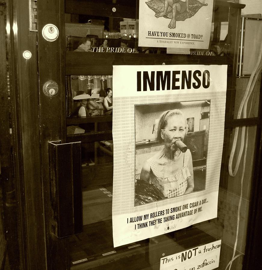 Inmenso Cohiba Photograph by Debbi Granruth