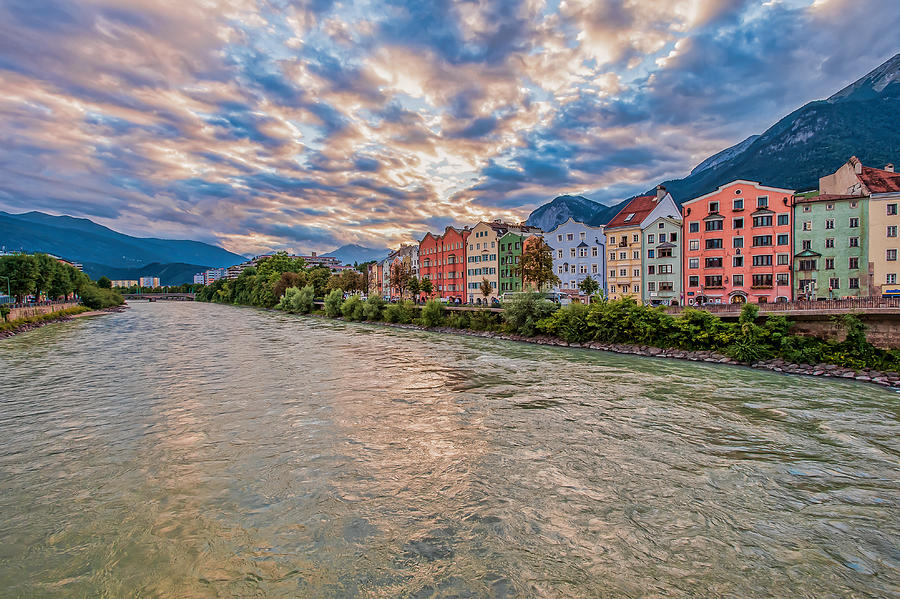 Inn River, Innsbruck, Austria Photograph by Brenda Jacobs