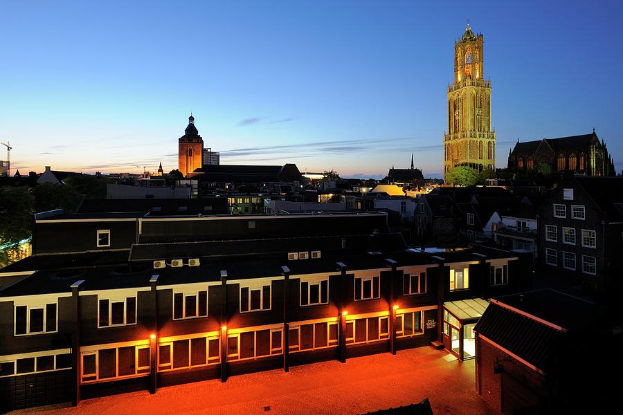 Inner city of Utrecht in the evening 34 Photograph by Merijn Van der Vliet