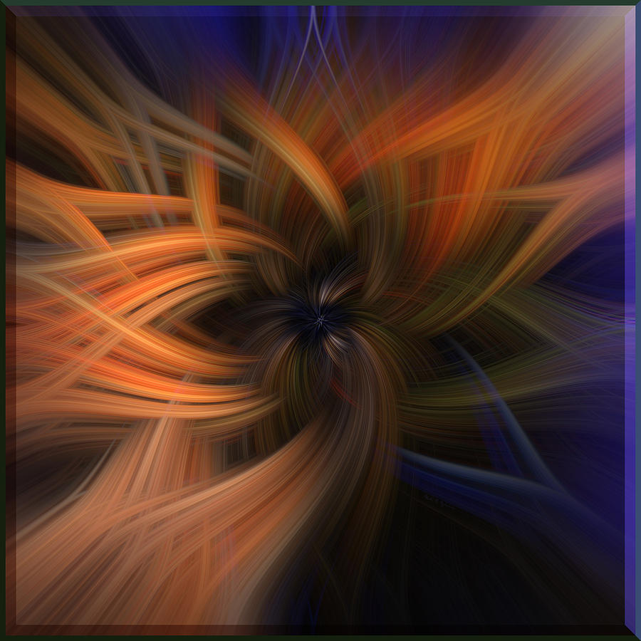 Abstract Digital Art - Inner Flame by Mark Myhaver