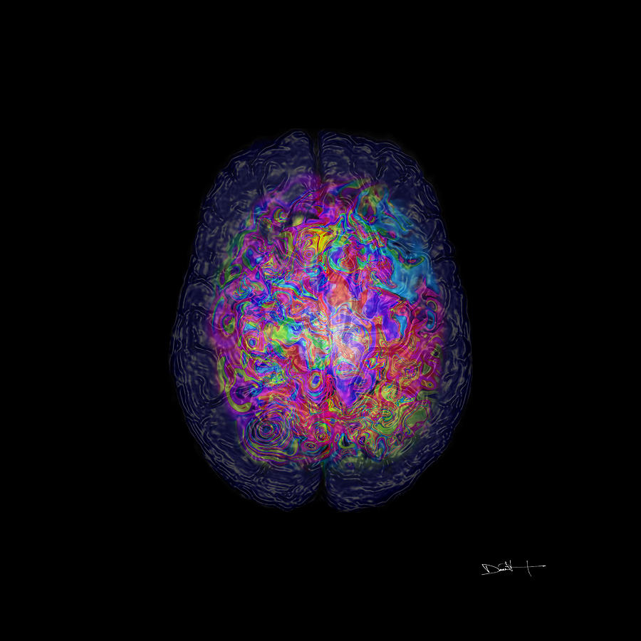 Inner Light - MRI Digital Art Digital Art by Darin Volpe