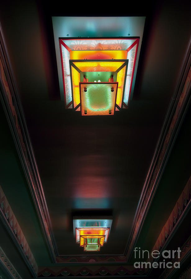 Inner Lobby Neon Photograph by Fred Lassmann