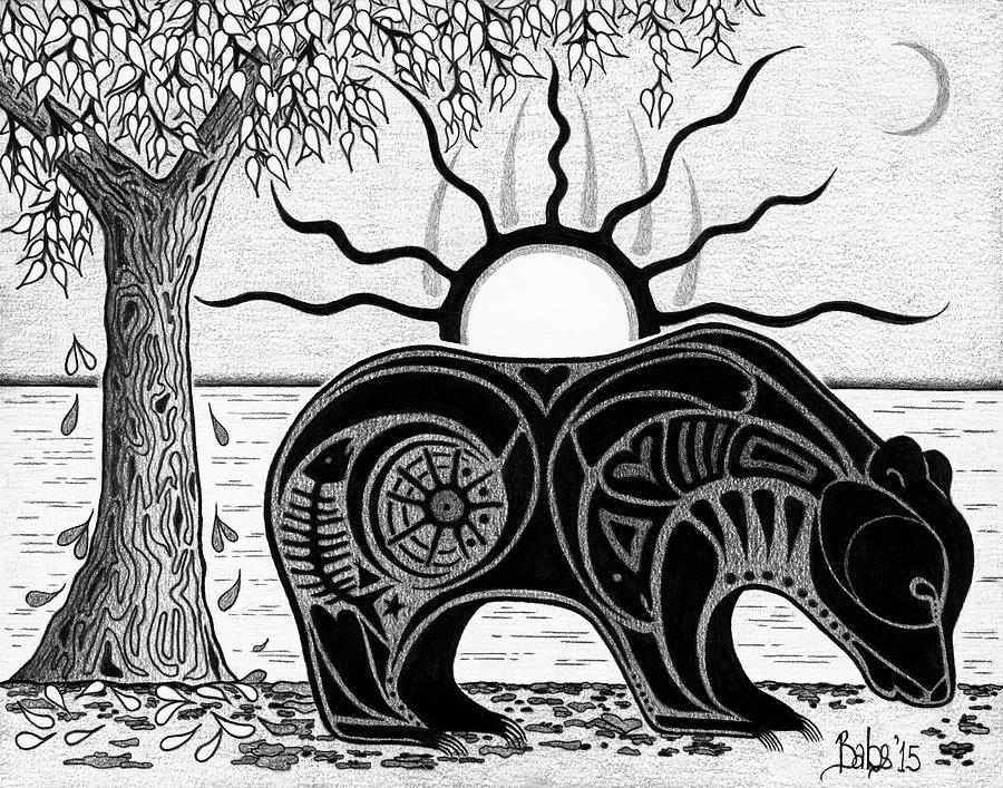 Nature Drawing - Inner Rhythm by Barb Cote