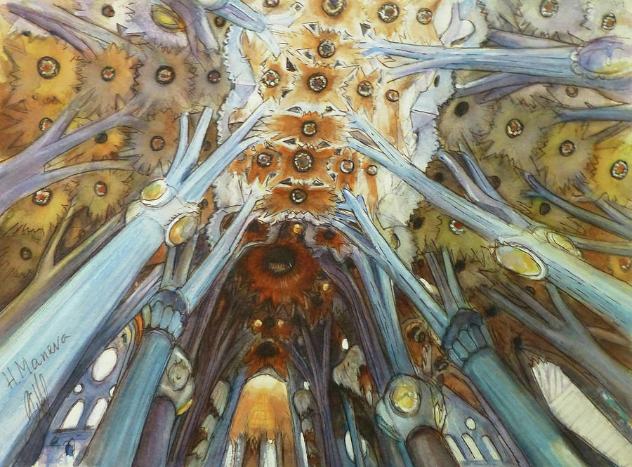 Inner Sagrada Familia II Painting by Henrieta Maneva